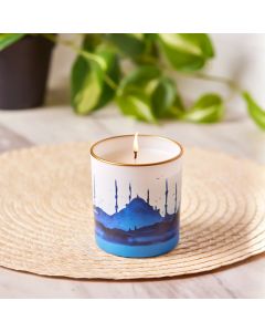 ISTANBUL PATTERNED CANDLE HOLSTER Scented CANDLE 8.5X9.5CM
