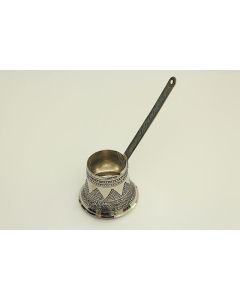 Mardin Babil, Medium Grape Pattern Silver Coffee Pot