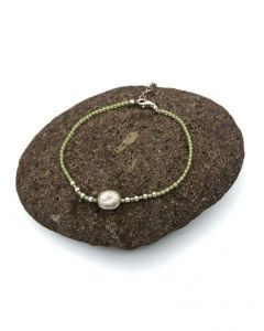 Silver Bracelet-Jade