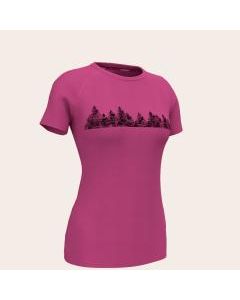 Woolnat Tree Printed Short Sleeve T-shirt Women