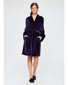 PURPLE DRESSING GOWN