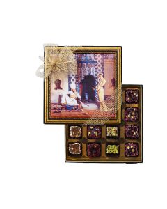 Cafer Erol Framed Small Box Sultan - Handmade Special Turkish Delight