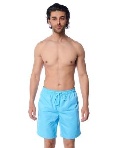 mıcro middle straight men shorts pale blue sea