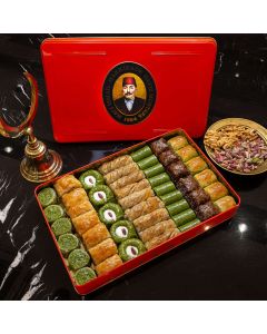 Hafız Mustafa Mixed Baklava with Pistachio and Walnut (Extra Large Box)