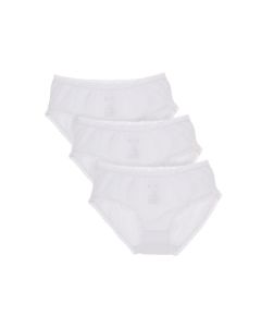 3-combed white girl panties briefs