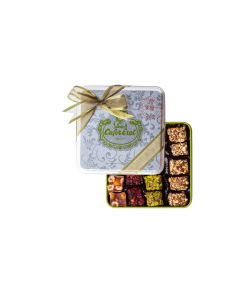 Cafer Erol Mixed Special Turkish Delight in Green Tin Box 450 G